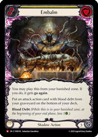 Embalm (Yellow) (PEN193) - Compendium of Rathe
