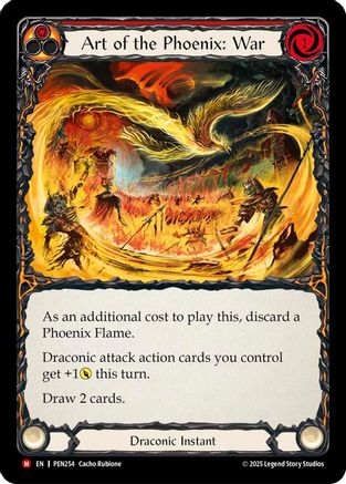 Art Of The Phoenix War (Red) (PEN254) - Compendium of Rathe