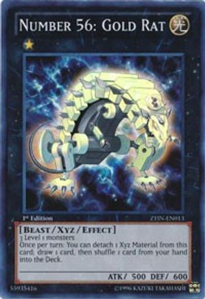 Number 56: Gold Rat [ZTIN-EN013] Super Rare