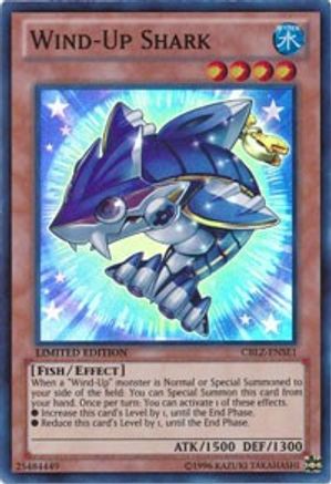 Wind-Up Shark [CBLZ-ENSE1] Super Rare