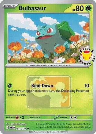 Bulbasaur (Pokemon Day 2026) 1 - Miscellaneous Cards & Products Holofoil