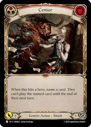 Censor (Red) (ANQ012) (ANQ012) - Compendium of Rathe - Antiquity Pack