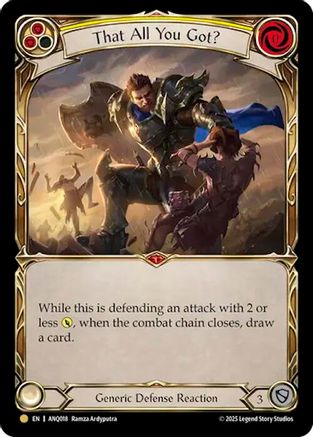That All You Got (Yellow) (ANQ018) (ANQ018) - Compendium of Rathe - Antiquity Pack