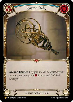 Rusted Relic (Blue) (ANQ023) (ANQ023) - Compendium of Rathe - Antiquity Pack