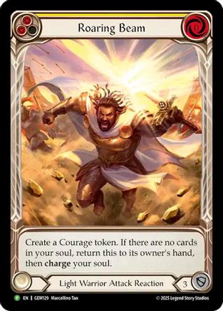 Roaring Beam (GEM129) - GEM Pack 4 Rainbow Foil