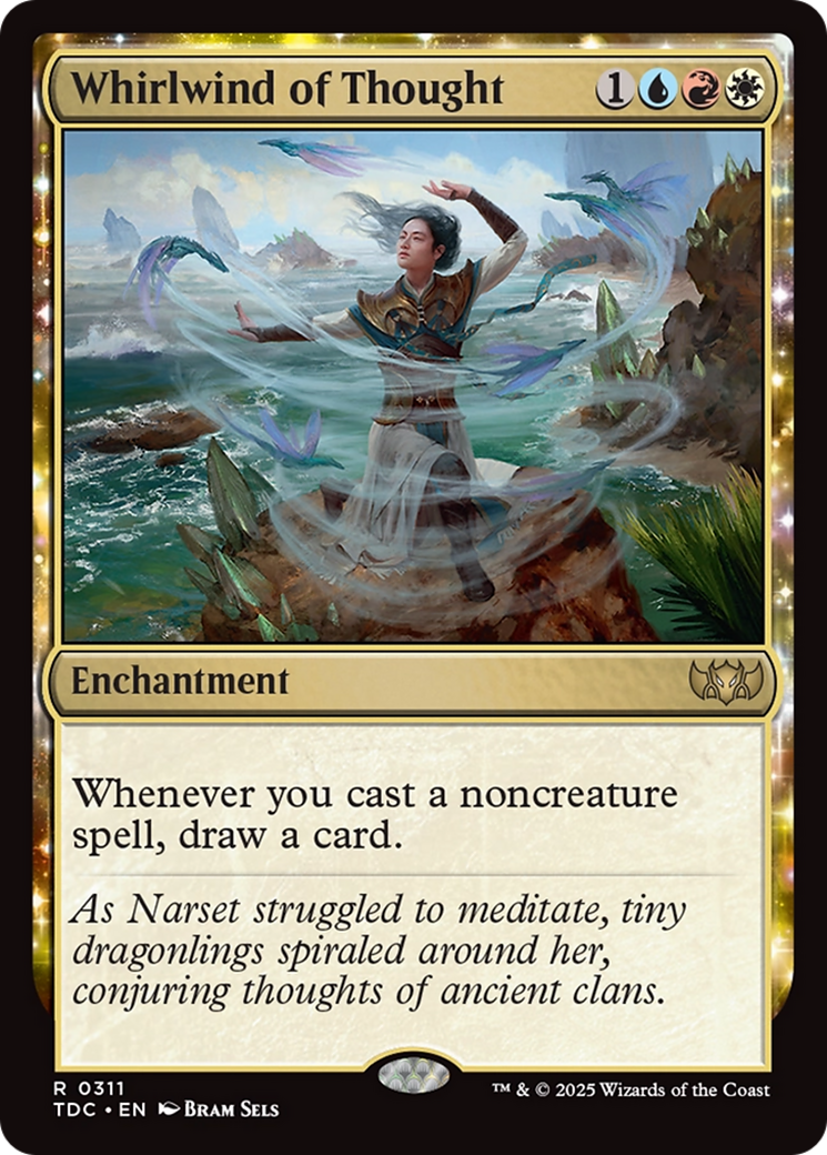 Whirlwind of Thought (TDC-311) - Commander: Tarkir: Dragonstorm