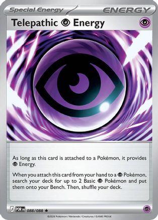 Telepathic Psychic Energy 88 - ME03 Perfect Order Reverse Holofoil