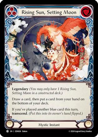 Rising Sun, Setting Moon // Inner Chi (ZEN026) - Blitz Deck: Part the Mistveil - Zen
