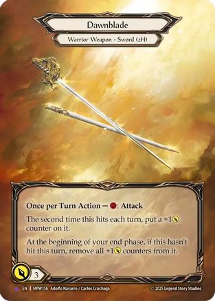 Dawnblade (Marvel) (MPW156) - Mastery Pack Warrior Cold Foil