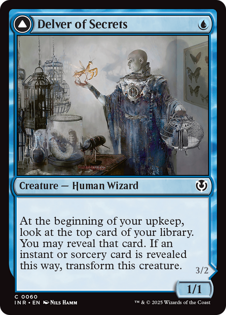 Delver of Secrets // Insectile Aberration (-060) - Innistrad Remastered