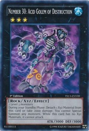 Number 30: Acid Golem of Destruction [YS13-ENV09] Common
