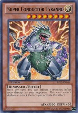 Super Conductor Tyranno [BP02-EN046] Rare