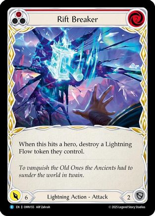 Rift Breaker (Red) (OMN155) - Omens of the Third Age Rainbow Foil