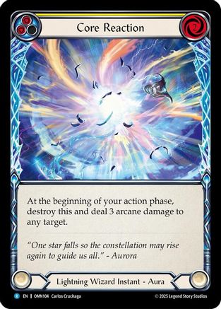 Core Reaction (Yellow) (OMN104) - Omens of the Third Age