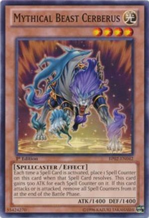 Mythical Beast Cerberus [BP02-EN042] Common