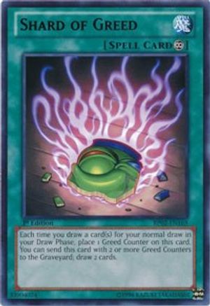 Shard of Greed [BP02-EN165] Rare
