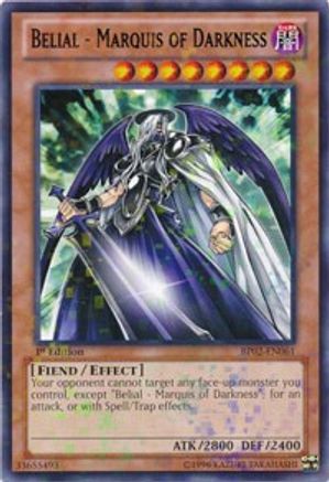 Belial - Marquis of Darkness [BP02-EN061] Mosaic Rare