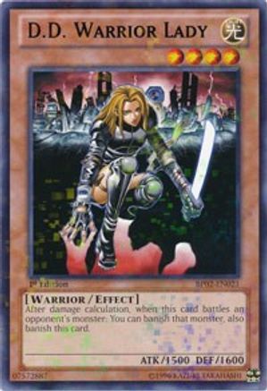 D.D. Warrior Lady [BP02-EN021] Mosaic Rare