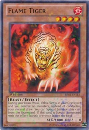 Flame Tiger [BP02-EN113] Mosaic Rare