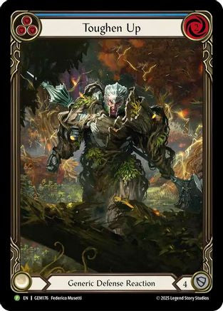 Toughen Up (Blue) (GEM176) - Gem Pack 5 Rainbow Foil