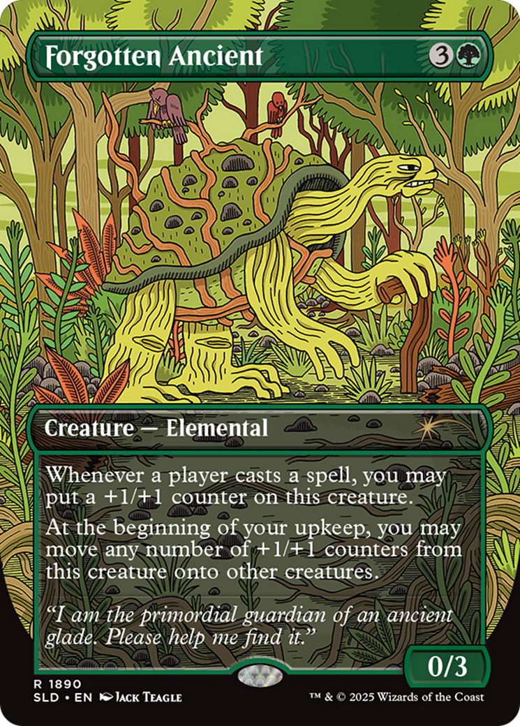 Forgotten Ancient (Rainbow Foil) (SLD-1890) - Secret Lair Drop Series