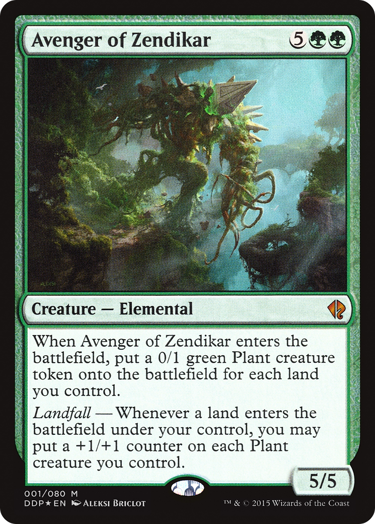 Avenger of Zendikar (DDP-001) - Duel Decks: Zendikar vs. Eldrazi