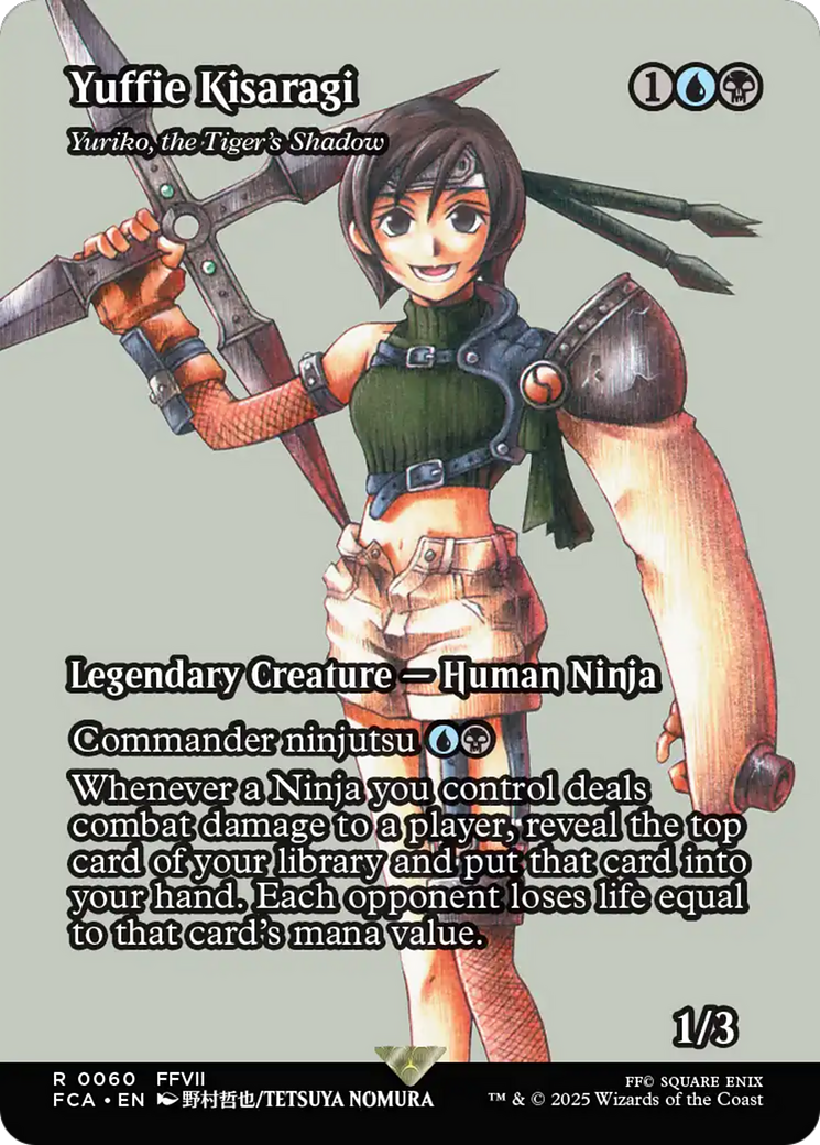 Yuffie Kisaragi - Yuriko, the Tiger's Shadow (Showcase) (FCA-060) - Universes Beyond: FINAL FANTASY: Through the Ages