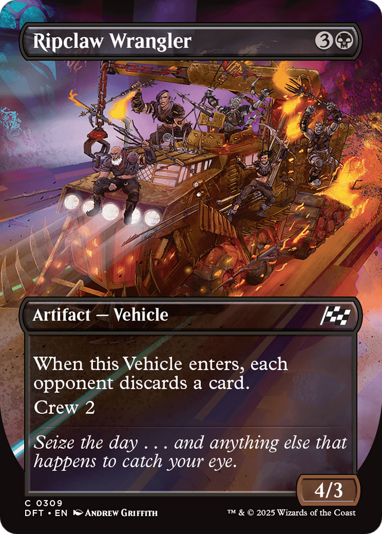 Ripclaw Wrangler (Borderless) (-309) - Aetherdrift Foil