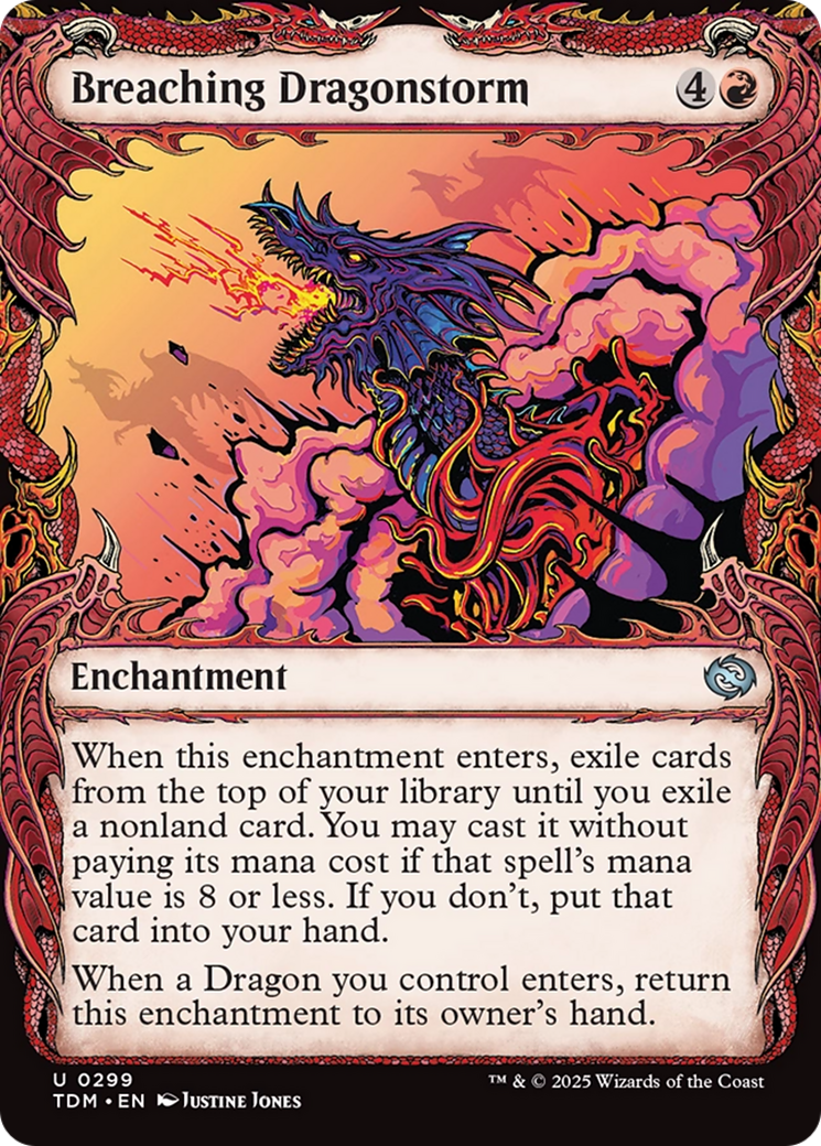 Breaching Dragonstorm (Showcase) (TDM-299) - Tarkir: Dragonstorm
