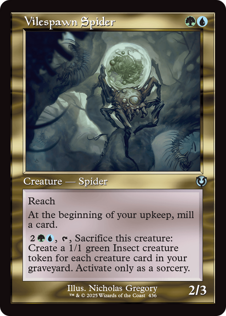 Vilespawn Spider (Retro Frame) (-436) - Innistrad Remastered
