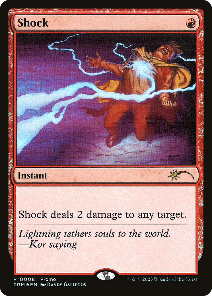 Shock (Graphic Novel Insert) (-008) - Media Promos Foil