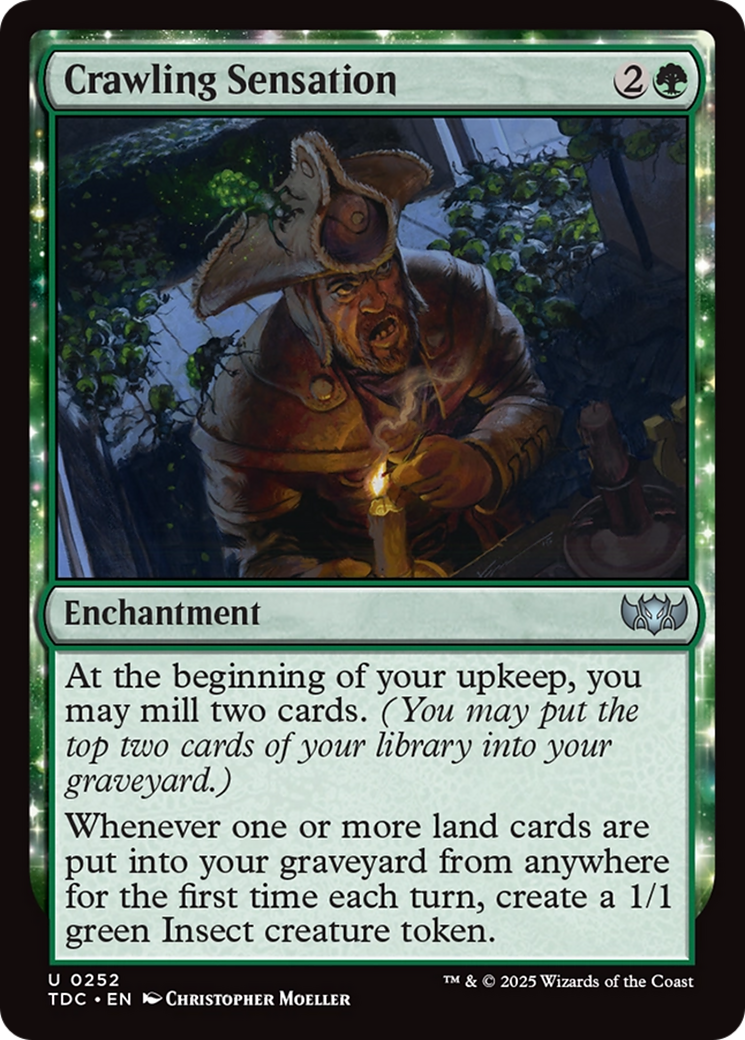 Crawling Sensation (TDC-252) - Commander: Tarkir: Dragonstorm