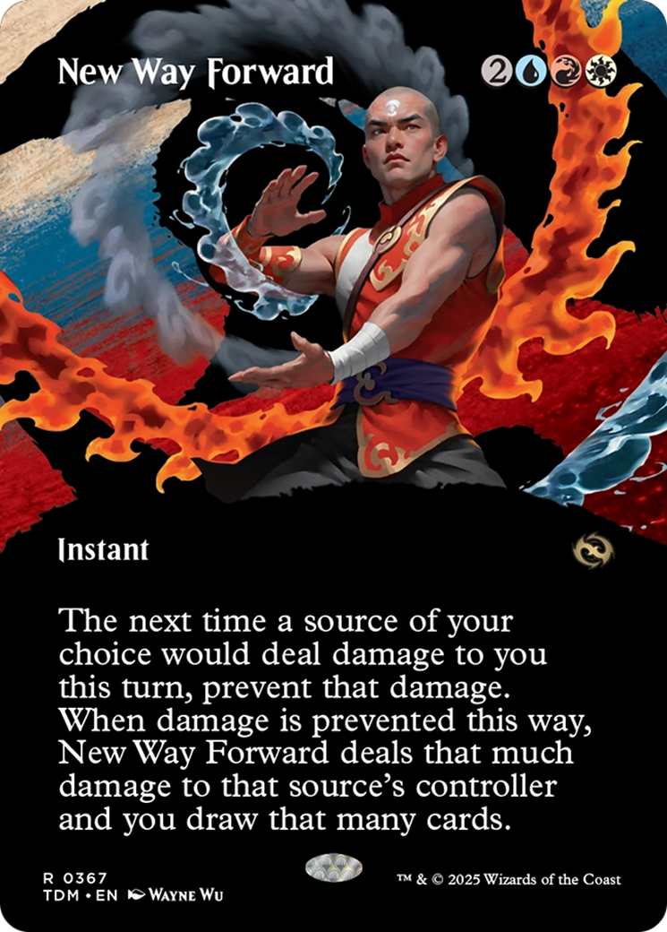 New Way Forward (Borderless) (TDM-367) - Tarkir: Dragonstorm Foil