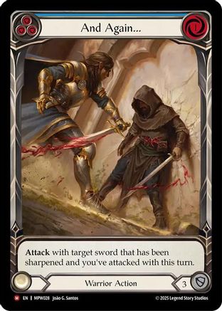 And Again... (Extended Art) (MPW028) - Mastery Pack Warrior Rainbow Foil