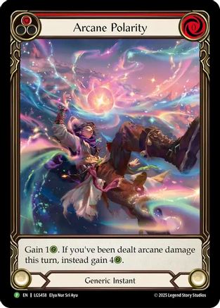 Arcane Polarity (Extended Art) - LGS458 (LGS458) - Flesh and Blood: Promo Cards Rainbow Foil