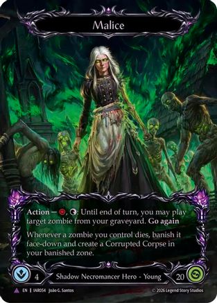 Malice (Marvel) (IAR054) - Usurp the Shadow Throne Cold Foil