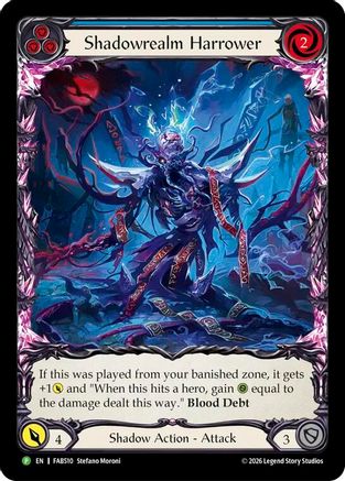Shadowrealm Harrower (Blue) - FAB510 (FAB510) - Flesh and Blood: Promo Cards Rainbow Foil