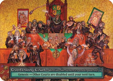 Overflowing Court (Foil)  - Dust Reward Promos Foil