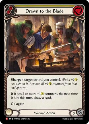 Drawn to the Blade (MPW030) - Mastery Pack Warrior Rainbow Foil