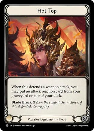 Hot Top (MPW017) - Mastery Pack Warrior Cold Foil