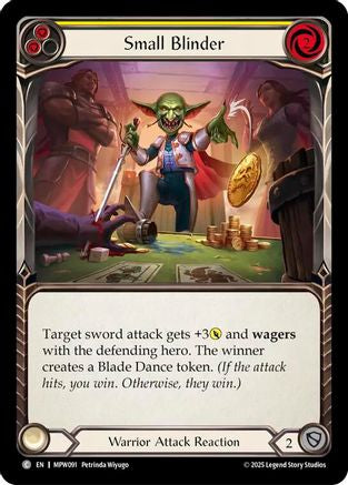 Small Blinder (Yellow) (MPW091) - Mastery Pack Warrior Rainbow Foil