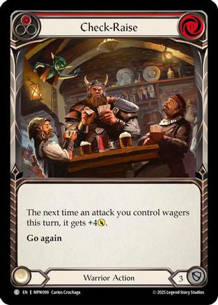 Check-Raise (Red) (MPW099) - Mastery Pack Warrior
