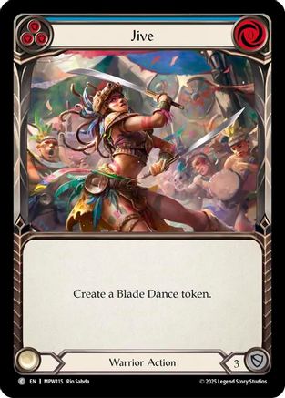 Jive (Blue) (MPW115) - Mastery Pack Warrior Rainbow Foil
