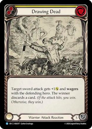 Drawing Dead (Yellow) (AOL017) - Armory Deck: Olympia, Prized Fighter