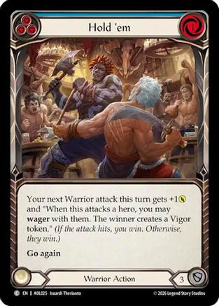 Hold 'em (Blue) (AOL025) - Armory Deck: Olympia, Prized Fighter