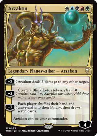 Arzakon (-033) - Mystery Booster Commander Edition Foil