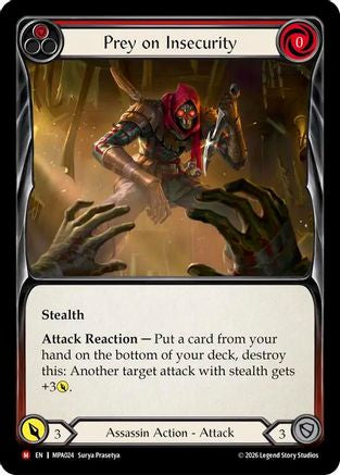 Prey on Insecurity (MPA024) - Mastery Pack Assassin Rainbow Foil