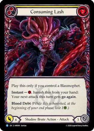 Consuming Lash (IAR009) - Usurp the Shadow Throne Rainbow Foil