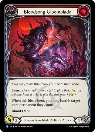 Bloodsong Gloomblade (IAR114) - Usurp the Shadow Throne