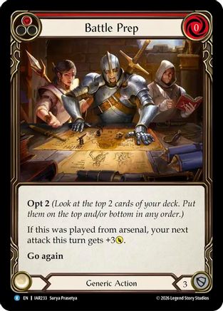 Battle Prep (Red) (IAR233) - Usurp the Shadow Throne